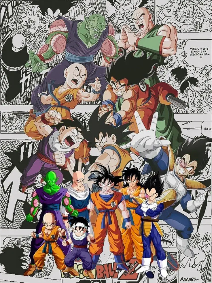 Classic Anime Dragon Ball Poster Print
