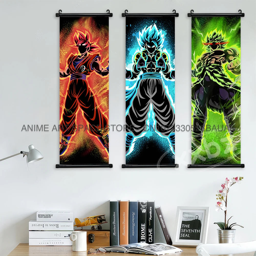 Dragon Ball Z Hanging Painting Kakarot Scroll