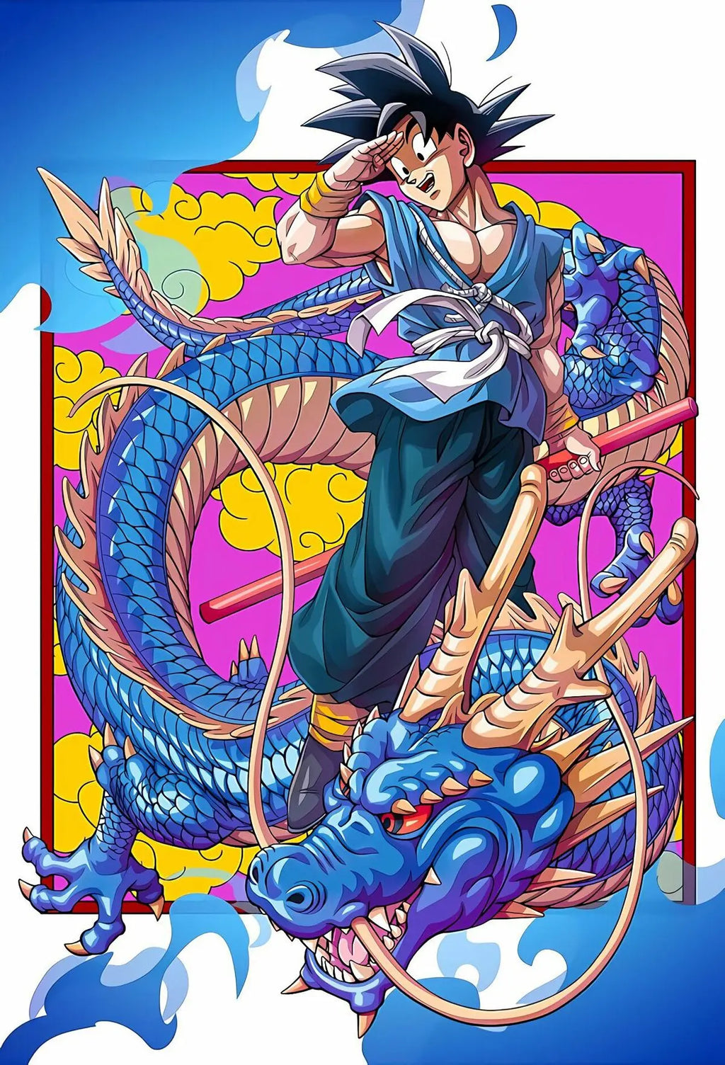 Classic Anime Dragon Ball Poster Print