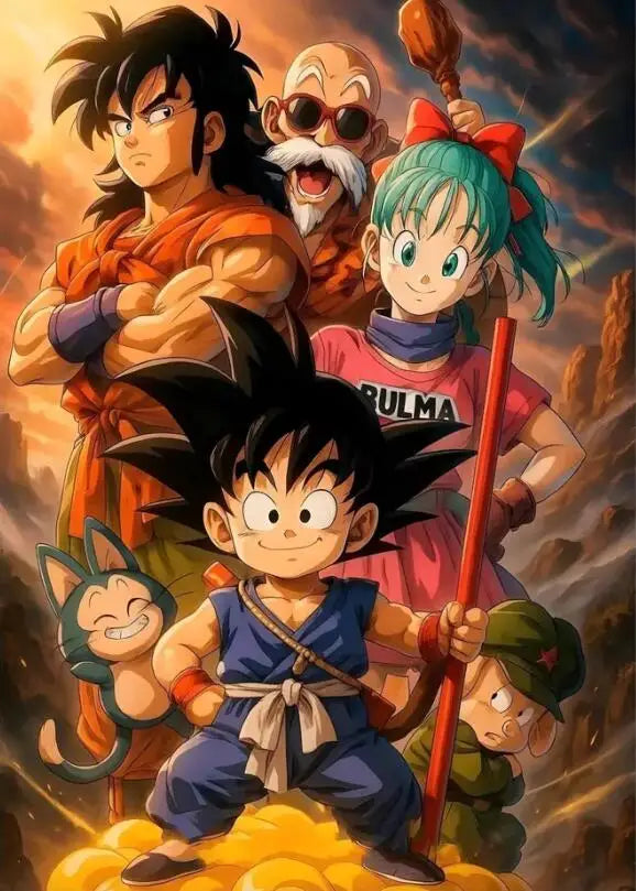 Classic Anime Dragon Ball Poster Print