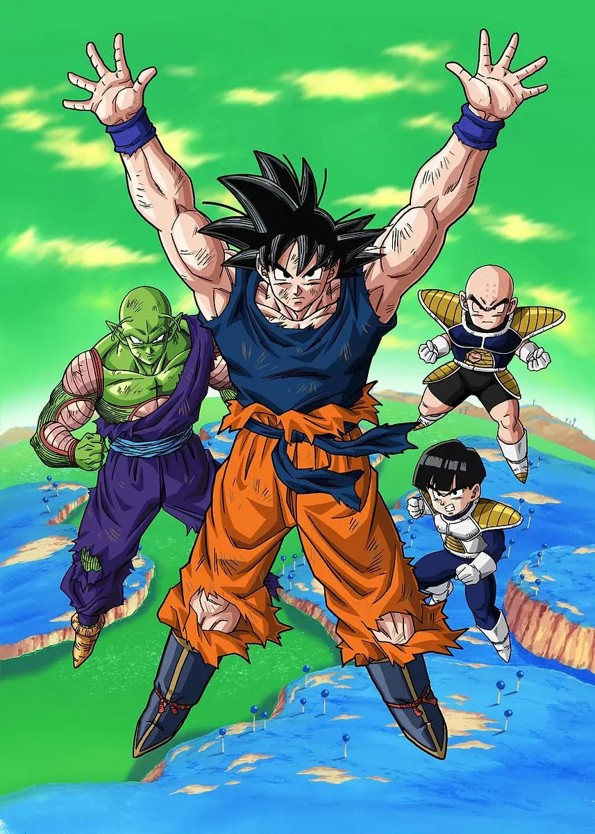 Classic Anime Dragon Ball Poster Print