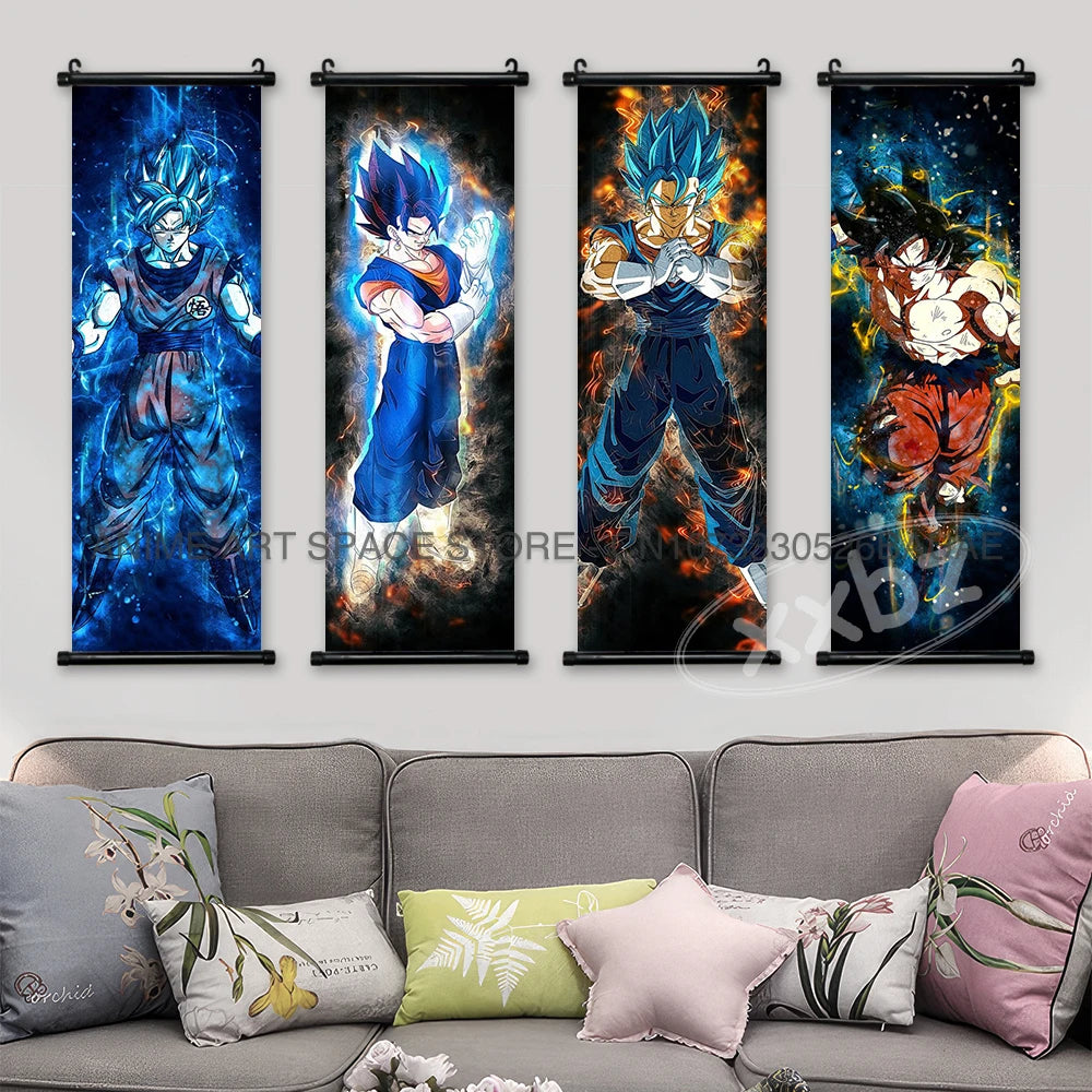 Dragon Ball Z Hanging Painting Kakarot Scroll