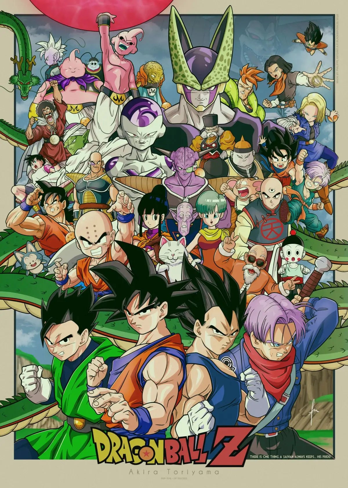 Classic Anime Dragon Ball Poster Print