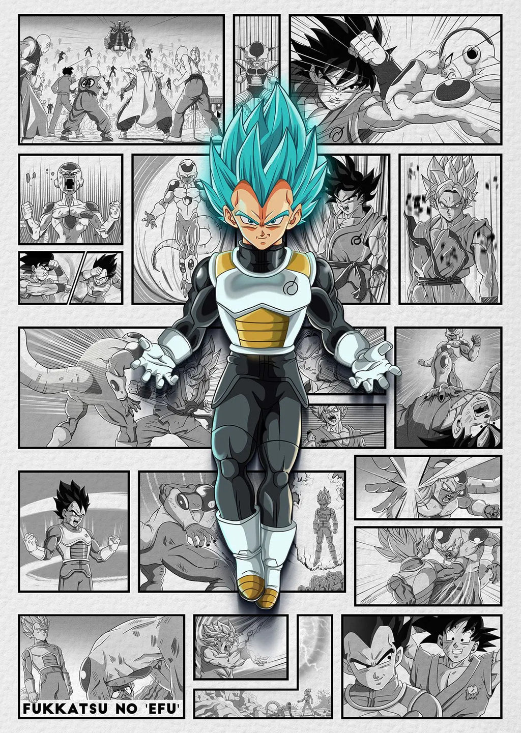 Classic Anime Dragon Ball Poster Print