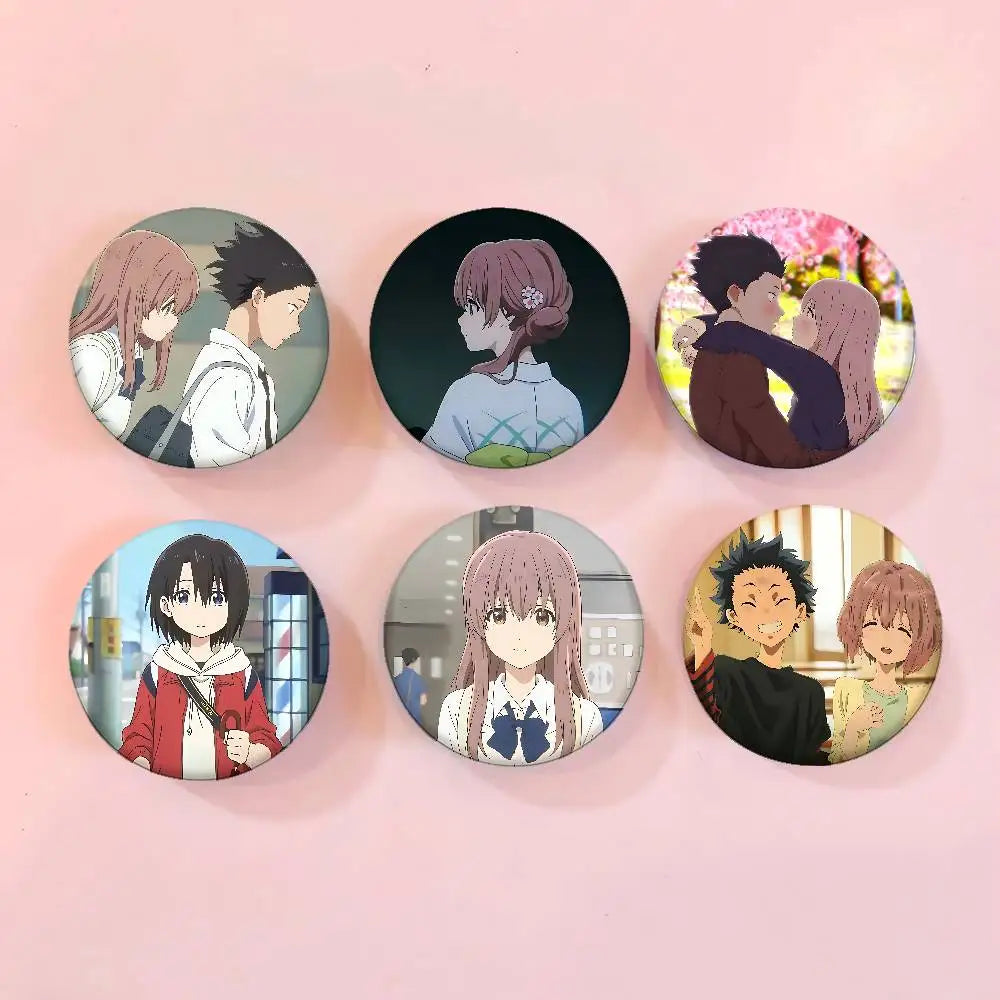 A Silent Voice Badge Pins For  Backpack, Clothing, Collectible Accessories