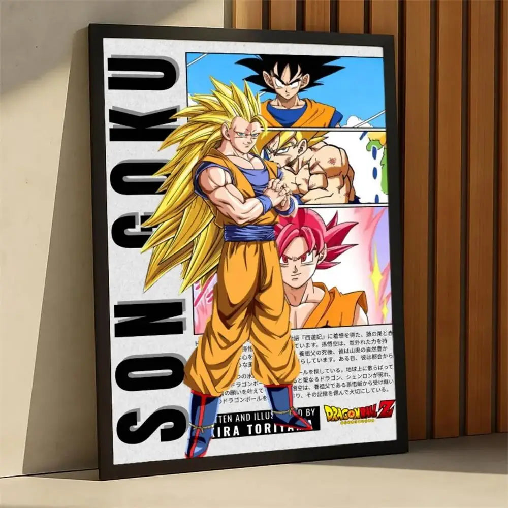 Classic Anime Dragon Ball Poster Print