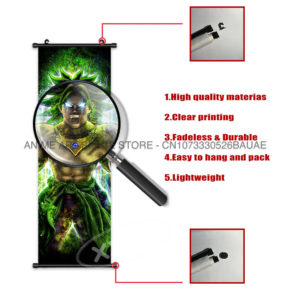 Dragon Ball Z Hanging Painting Kakarot Scroll