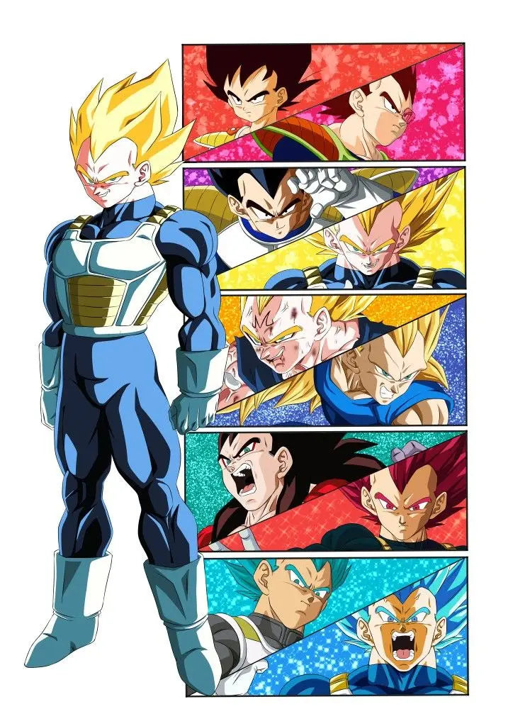 Classic Anime Dragon Ball Poster Print