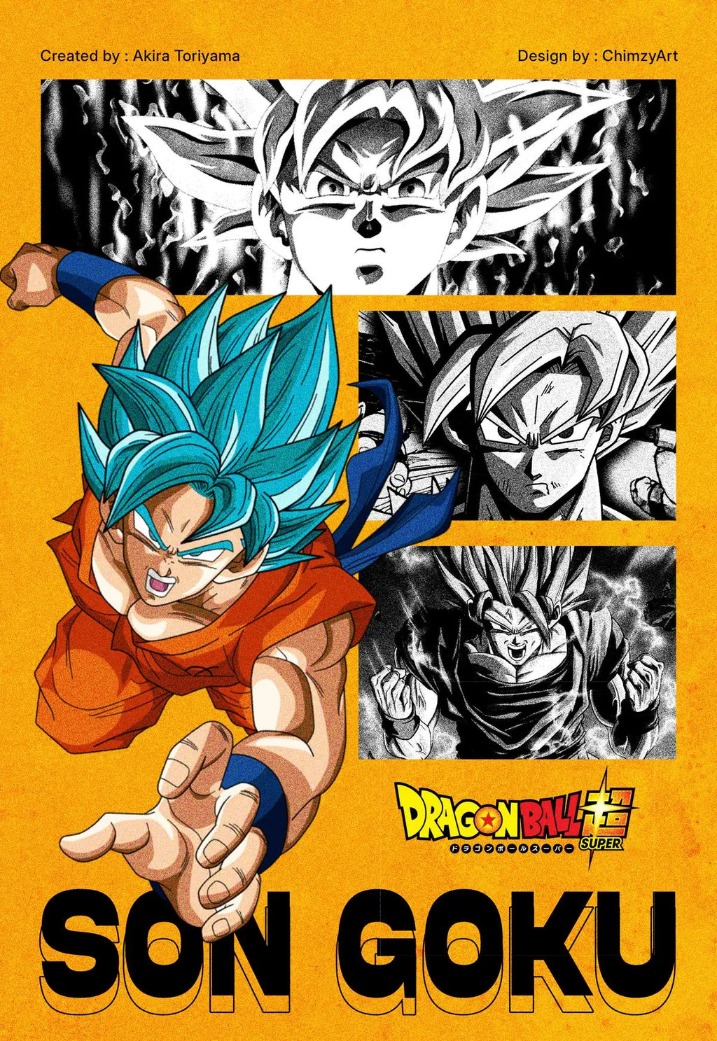 Classic Anime Dragon Ball Poster Print