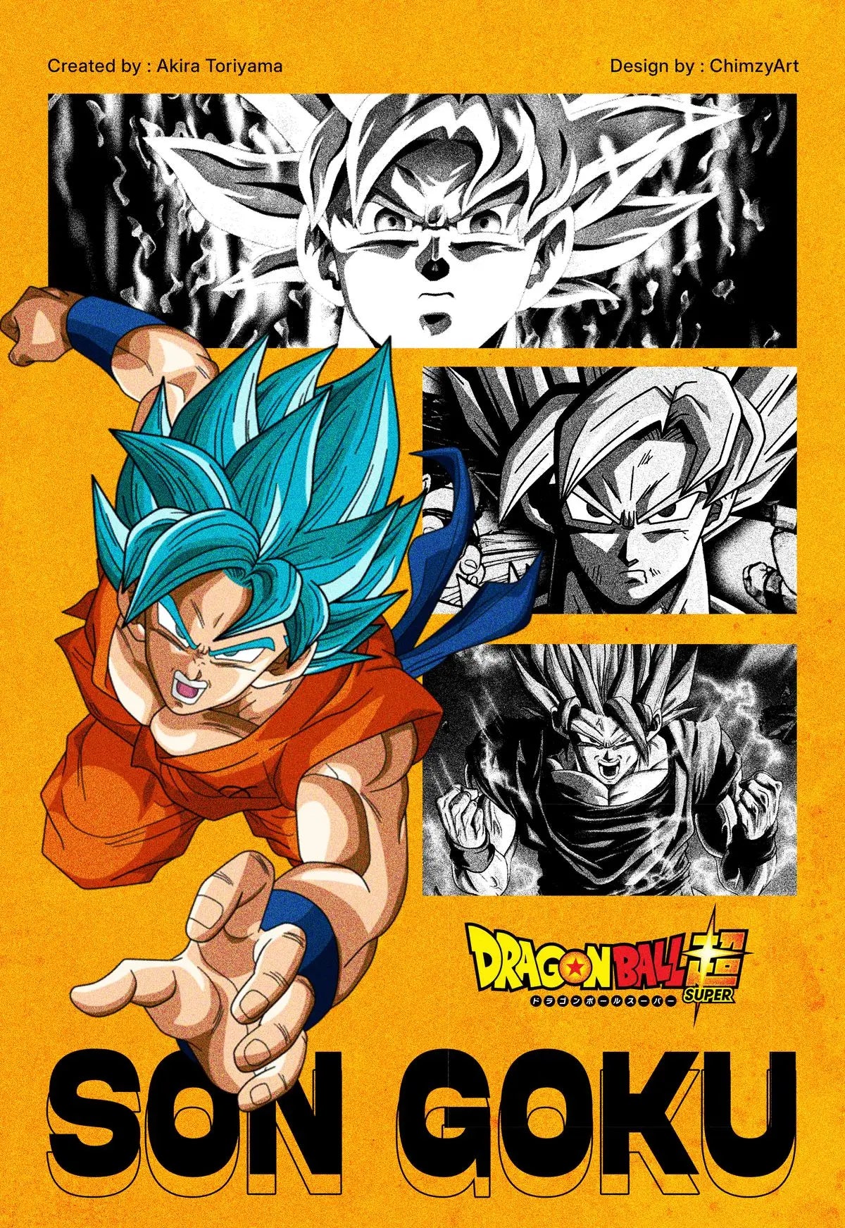 Classic Anime Dragon Ball Poster Print
