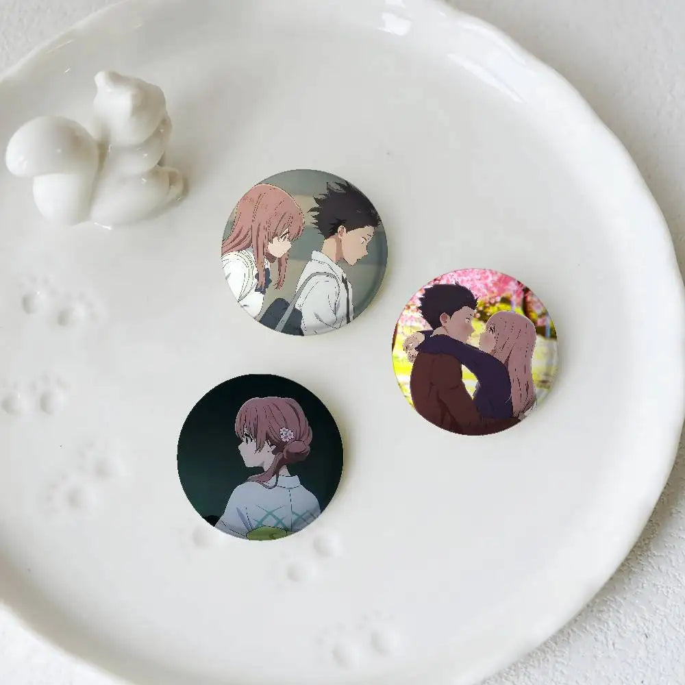 A Silent Voice Badge Pins For  Backpack, Clothing, Collectible Accessories