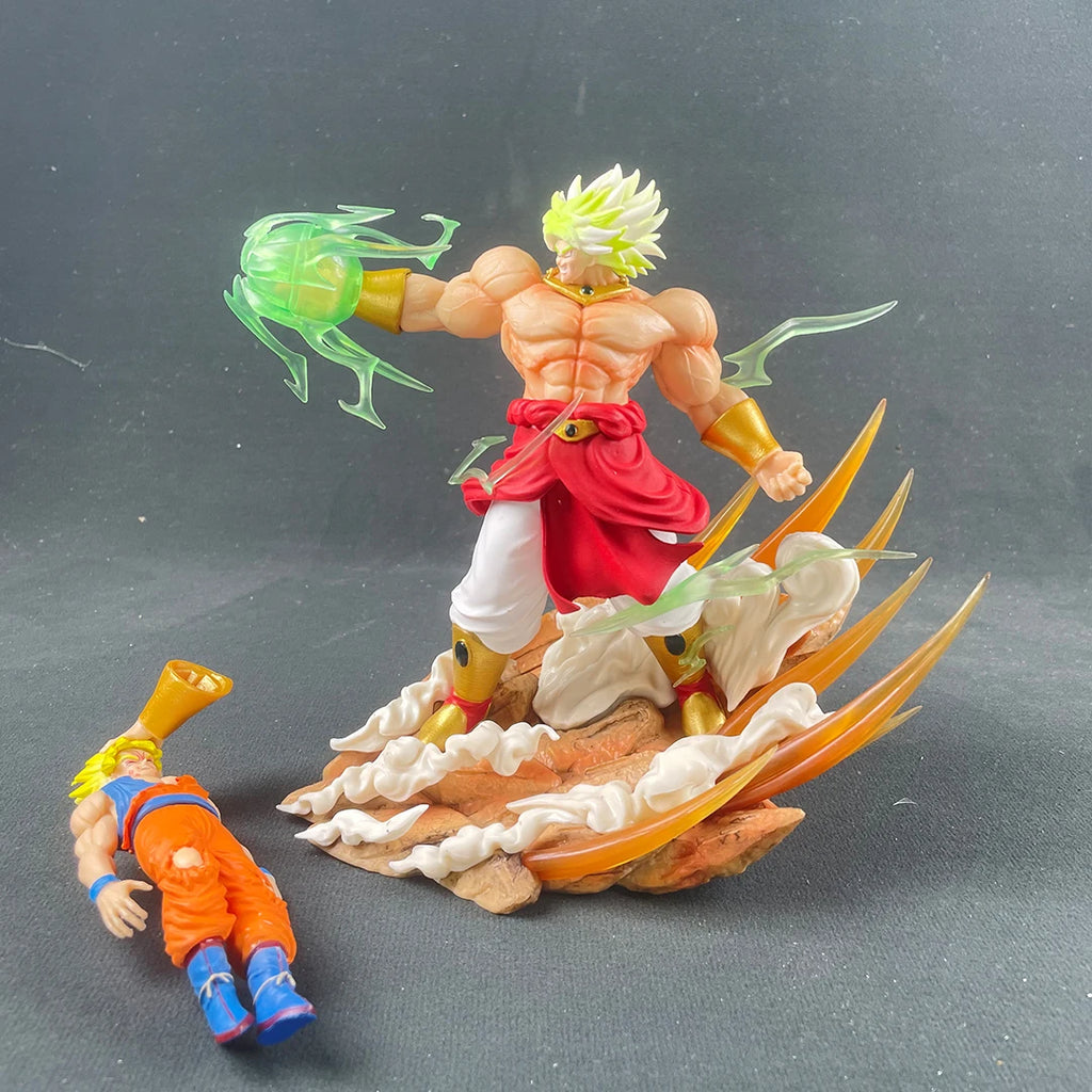 Anime Dragon Ball broly Vs Son Goku Figurine