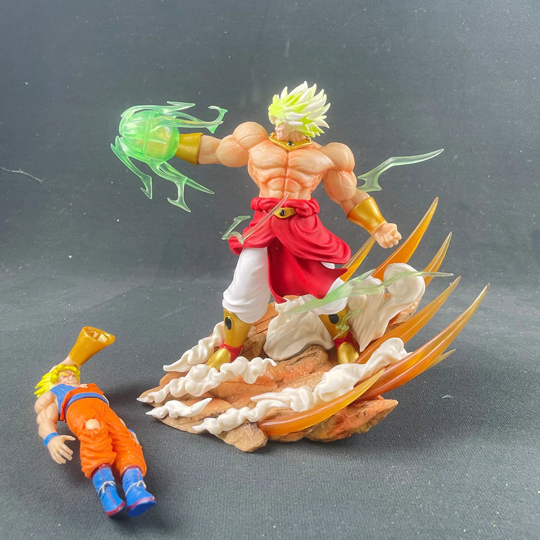 Anime Dragon Ball broly Vs Son Goku Figurine