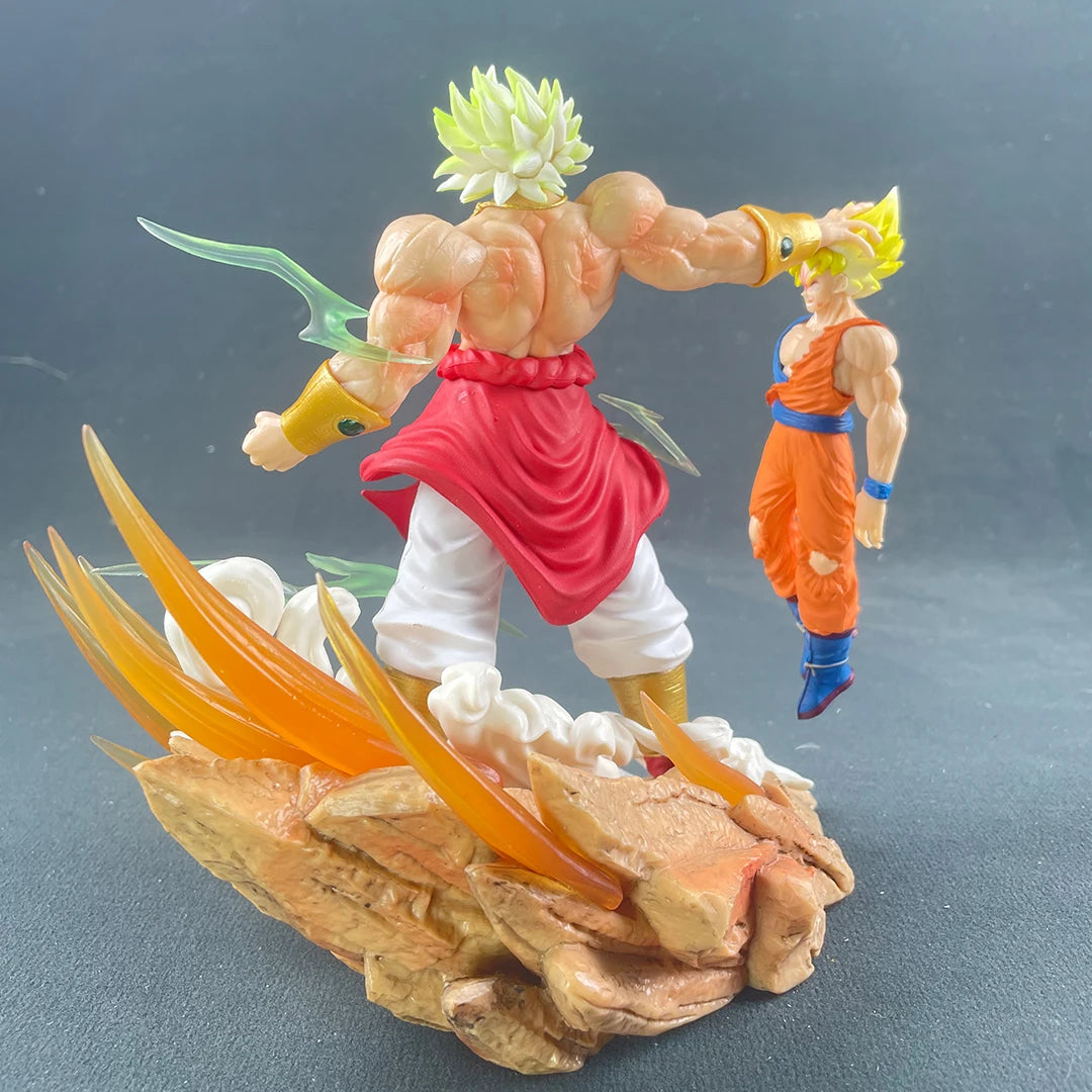 Anime Dragon Ball broly Vs Son Goku Figurine