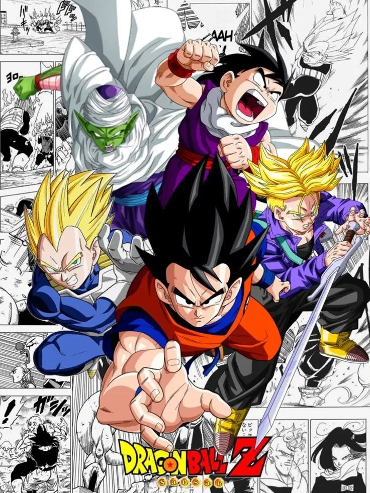 Classic Anime Dragon Ball Poster Print