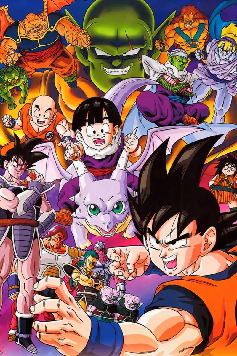 Classic Anime Dragon Ball Poster Print