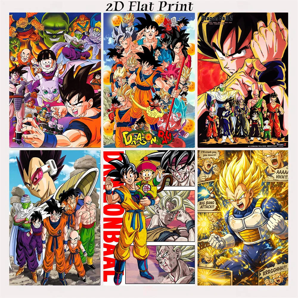 Classic Anime Dragon Ball Poster Print