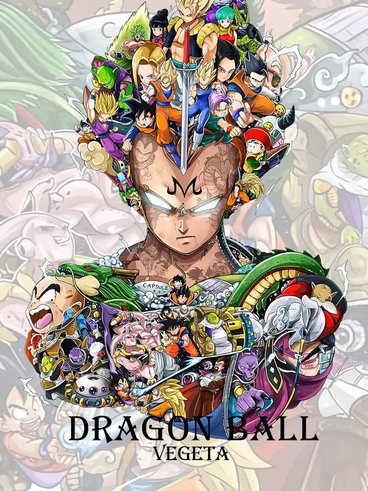 Classic Anime Dragon Ball Poster Print