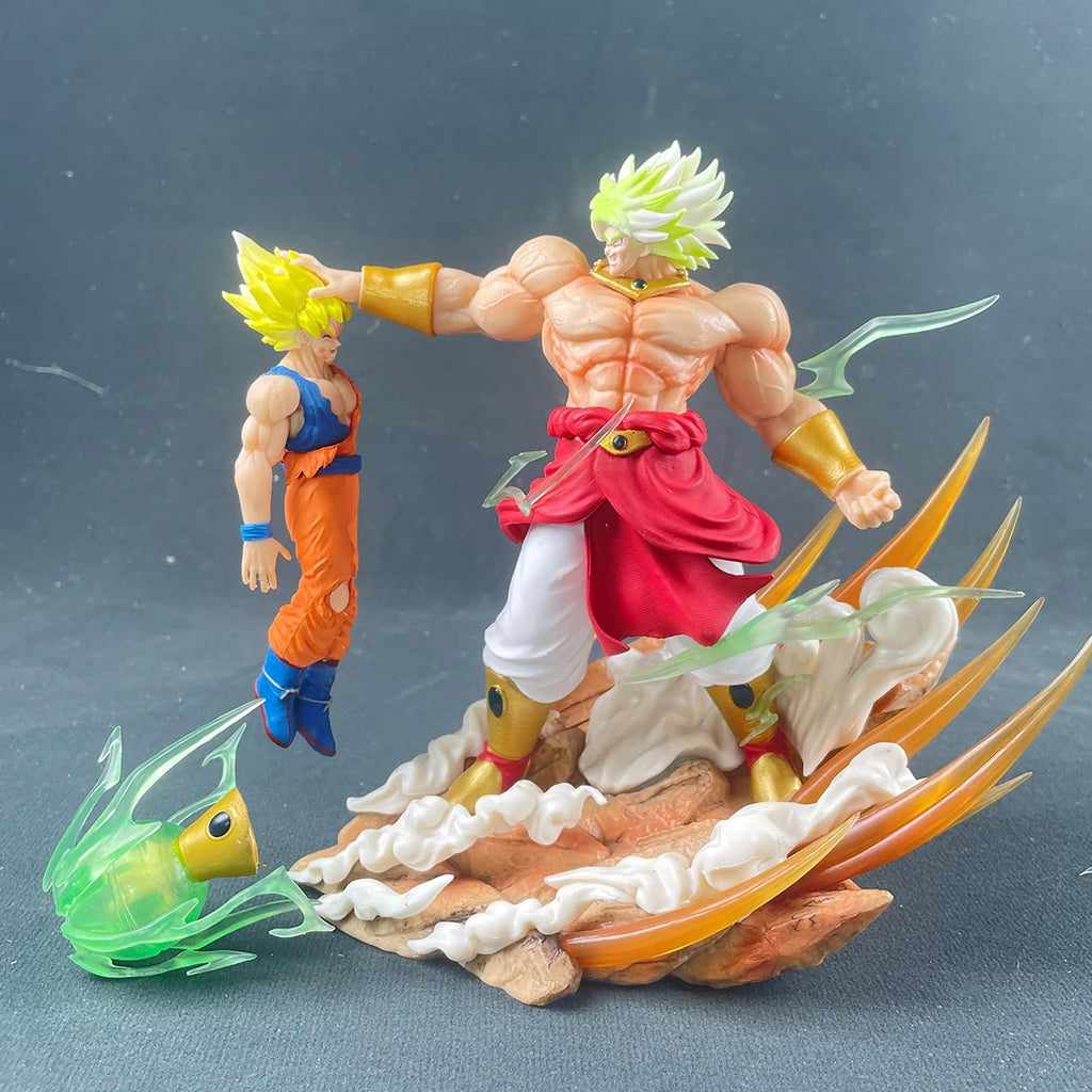 Anime Dragon Ball broly Vs Son Goku Figurine